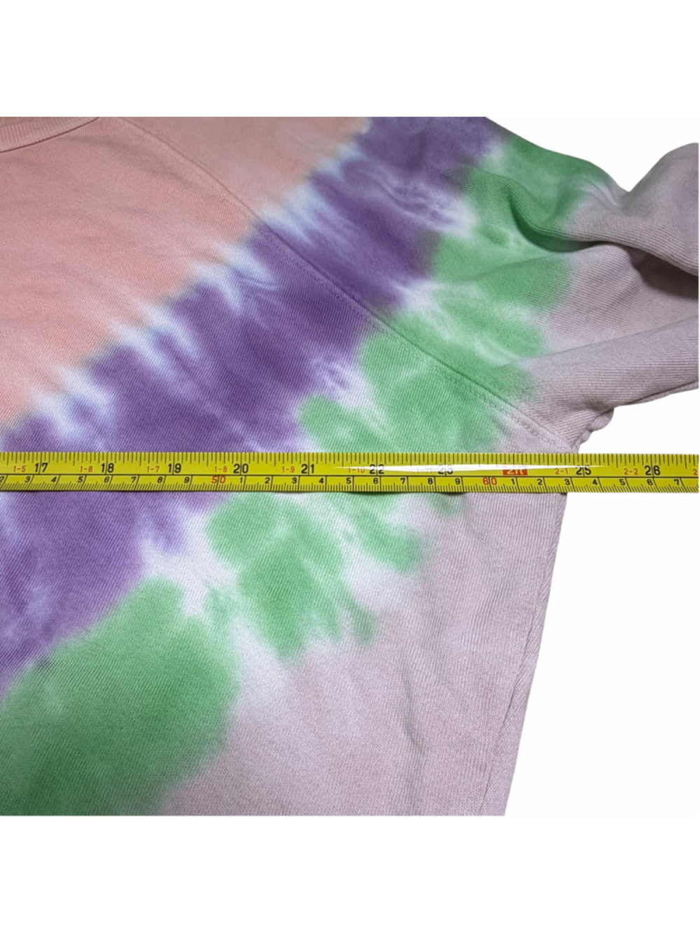 Daydreamer Free People Flying V Varsity Tie Dye Crew Sweatshirt Women’s Size XS - Picture 6 of 8